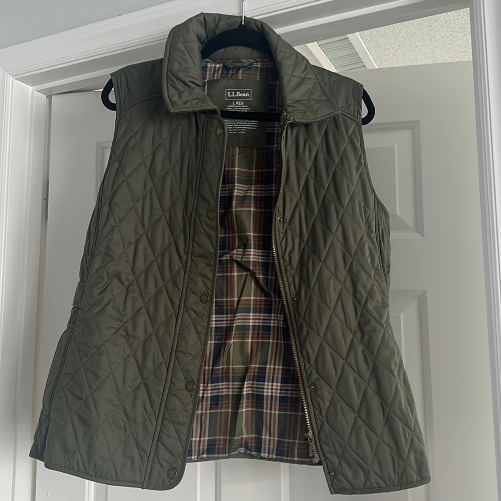 NWOT LLBEAN quilted vest